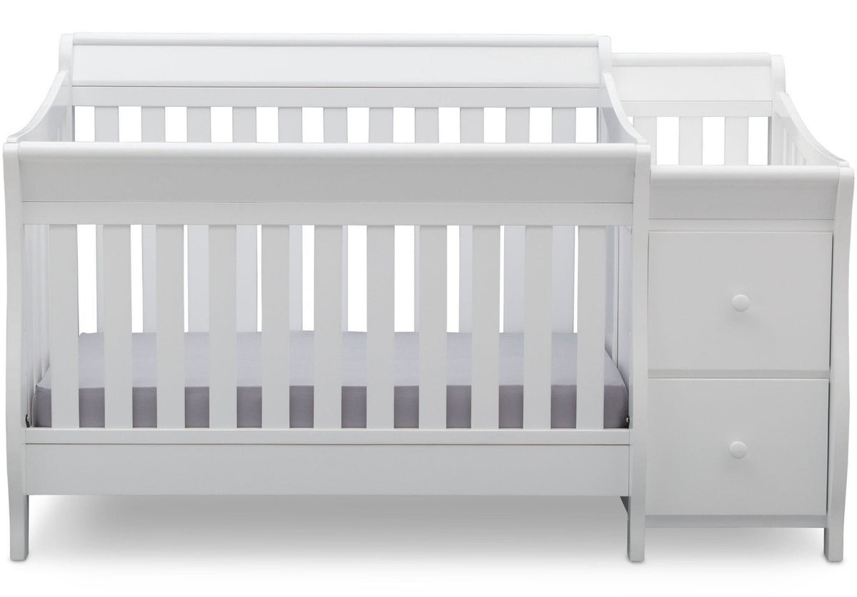 REECE White Crib N Changer
