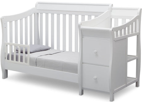 REECE White Crib N Changer