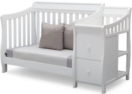 REECE White Crib N Changer