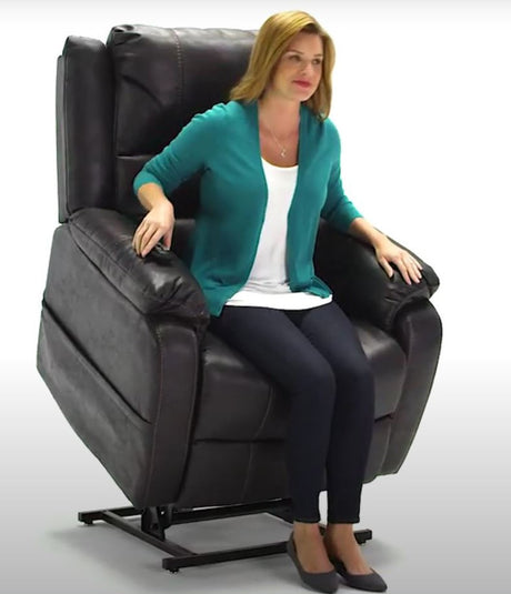 REYMILL Black Power Lift Recliner