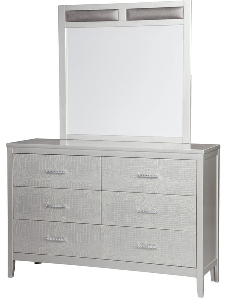 Rianni Silver Bedroom Set