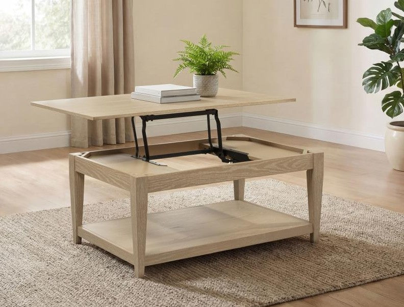 RICHARD 48" Wide Lift-Top Coffee Table