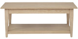 RICHARD 48" Wide Lift-Top Coffee Table