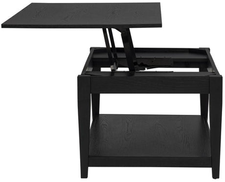 RICHARD Black 48" Wide Lift-Top Coffee Table