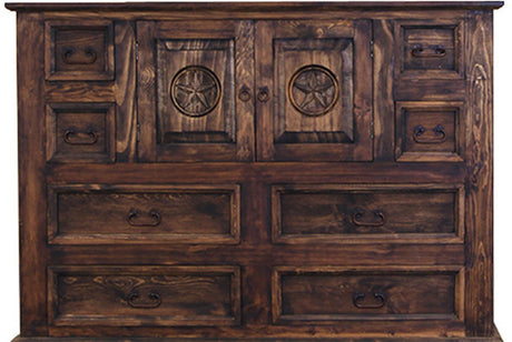 Riggins Brown Dresser & Mirror