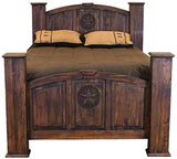 RIGGINS Dark Brown Bedroom Set