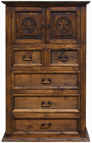 RIGGINS Dark Brown Bedroom Set