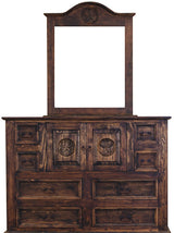 Riggins Brown Dresser & Mirror