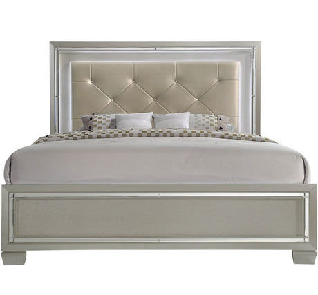 GIORGIA Champagne Lighted Bed