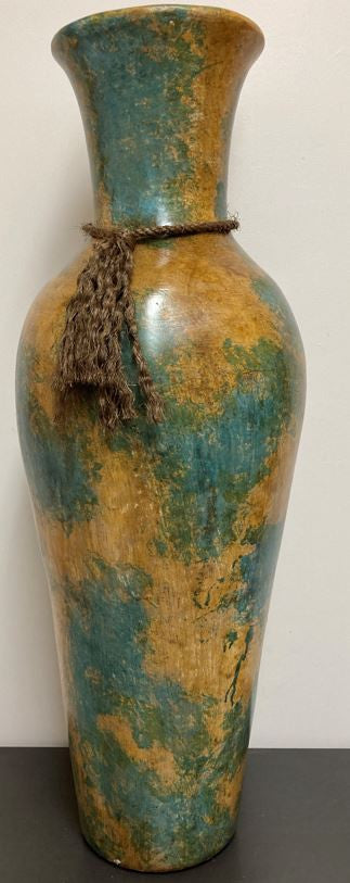 RUTILA Green and Yellow 30.5"H Vase