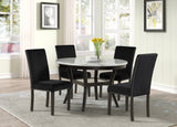 SAFIRE Black & White 5 Piece Dining Set