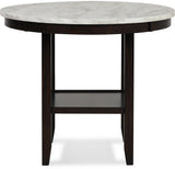 SAFIRE Gray & White 5 Piece Counter Height Set