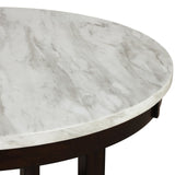 SAFIRE Gray & White 5 Piece Counter Height Set