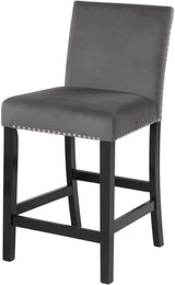 SAFIRE Gray & White 5 Piece Counter Height Set