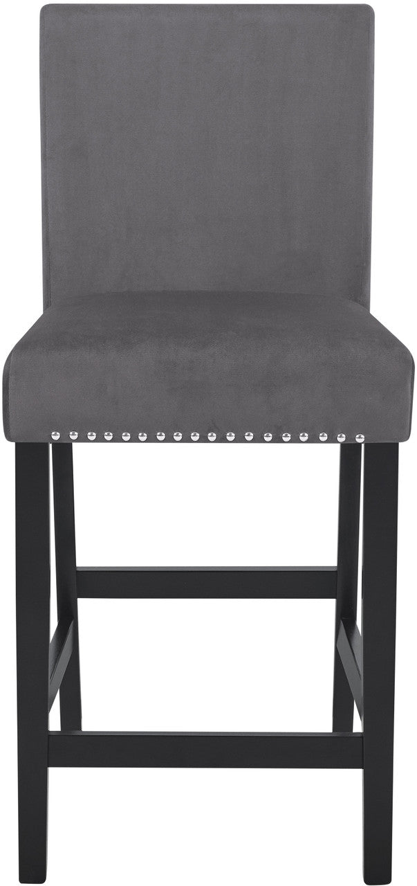 SAFIRE Gray & White 5 Piece Counter Height Set