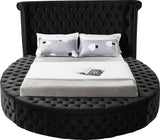 SAMMIE Black Velvet Storage Bedroom Set