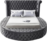 SAMMIE Gray Velvet Storage Bedroom Set
