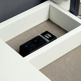 SANCIA 60" Wide Vanity Desk with LED Mirror & USB Port