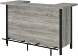 SANZ Gray 71" Wide Bar Unit