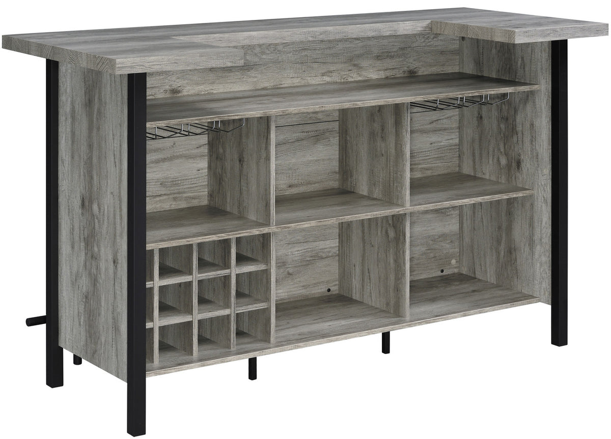 SANZ Gray 71" Wide Bar Unit