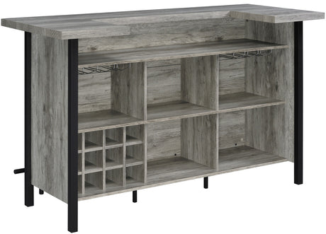 SANZ Gray 71" Wide Bar Unit