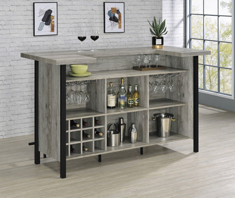 SANZ Gray 71" Wide Bar Unit