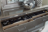 SATTEVA Silver-Gray Storage Bedroom Set