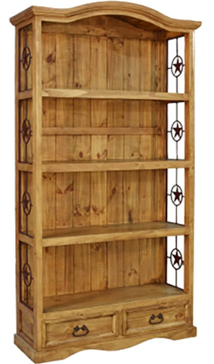 ROWLETT 43" Wide Bookcase with 5 Shelves