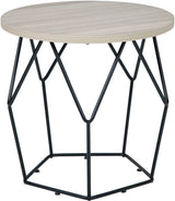 SILVANO 24" Wide Round End Table