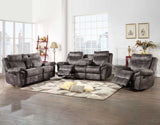 SNIDER Gray 44" Wide Swivel Glider Recliner
