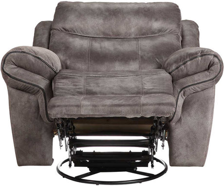 SNIDER Gray 44" Wide Swivel Glider Recliner