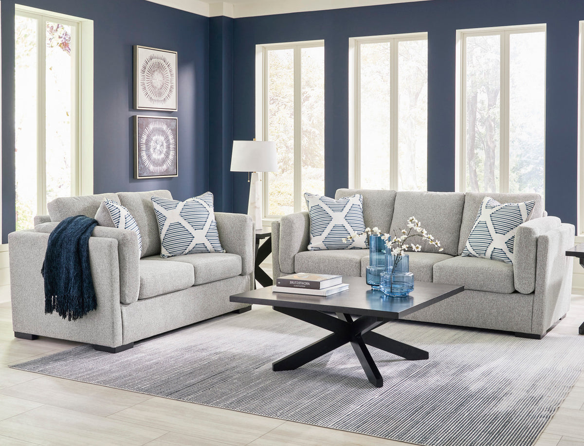 SORBONNE Light Gray 89" Wide Sofa