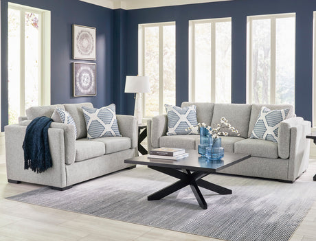 SORBONNE Light Gray 89" Wide Sofa