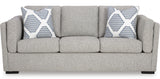 SORBONNE Light Gray 89" Wide Sofa