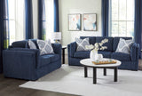 SORBONNE Navy Blue Sofa & Loveseat