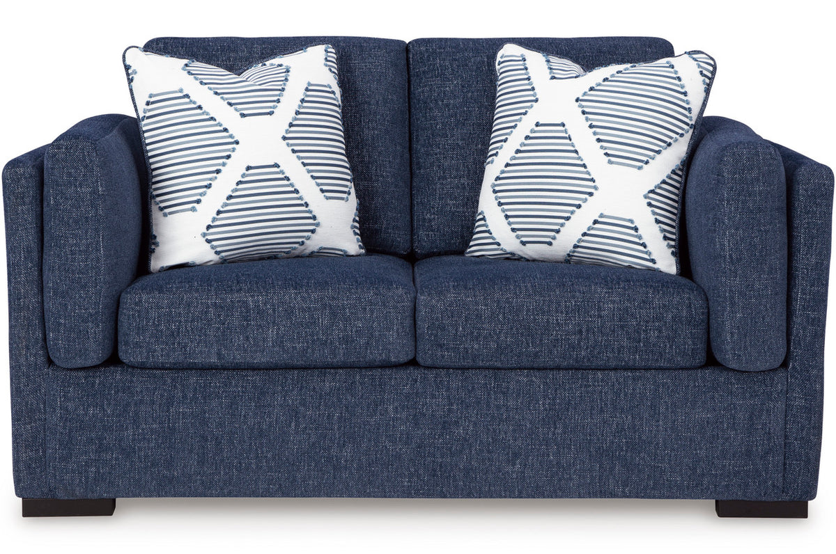 SORBONNE Navy Blue Sofa & Loveseat