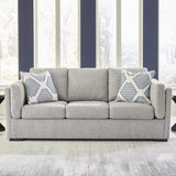 SORBONNE Light Gray 89" Wide Sofa