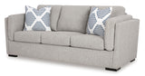 SORBONNE Light Gray 89" Wide Sofa