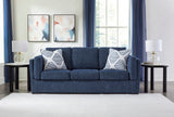 SORBONNE Navy Blue 89" Wide Sofa