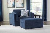 SORBONNE Navy Blue 44" x 24" Ottoman