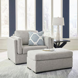 SORBONNE Light Gray 44" x 24" Ottoman