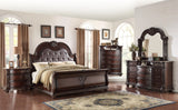 STANLEY B1600 Dark Cherry Bedroom Set