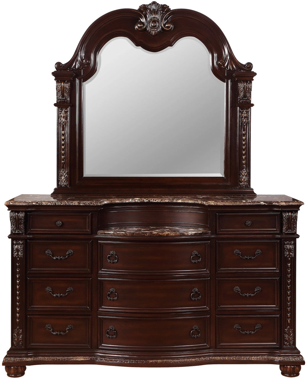 STANLEY B1600 Dark Cherry Bedroom Set