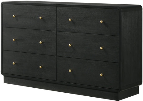 STAVER Black 59" x 72" Height Dresser & Mirror