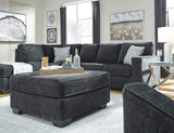 STELLAR Dark Gray 36" x 36" Oversized Ottoman