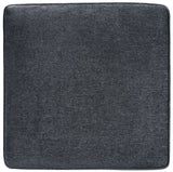 STELLAR Dark Gray 36" x 36" Oversized Ottoman