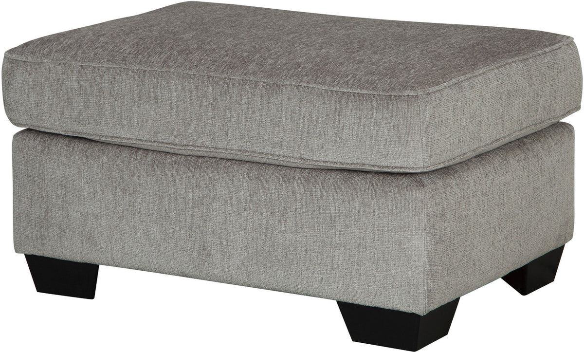 STELLAR Nickel 34" x 24" Ottoman