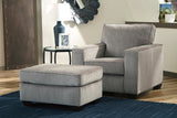 STELLAR Nickel 34" x 24" Ottoman