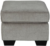 STELLAR Nickel 34" x 24" Ottoman