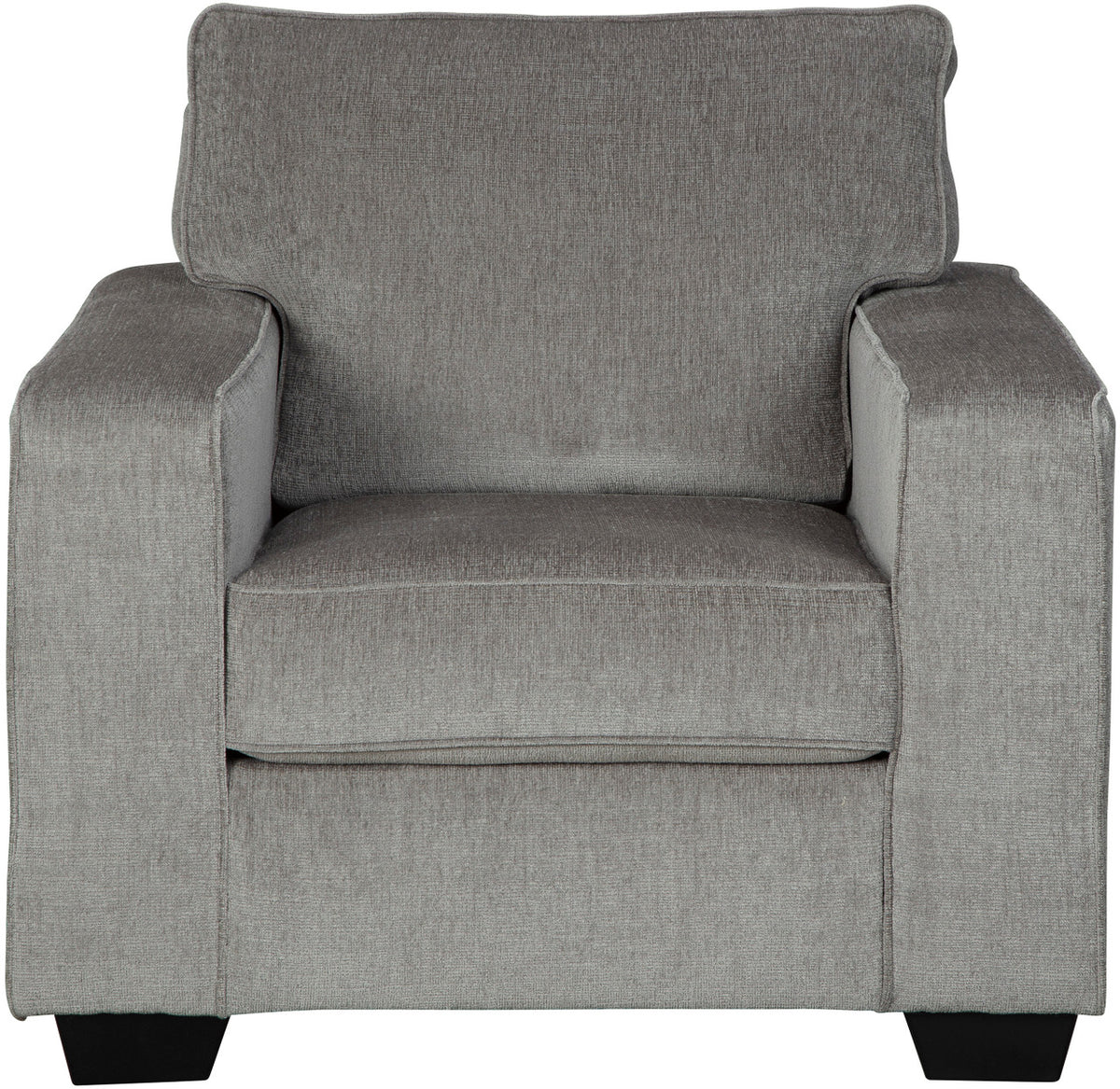 STELLAR Nickel Gray 38" Wide Arm Chair